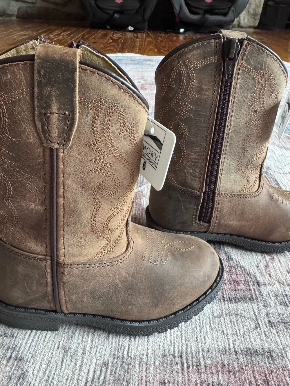 Smoky Mountain Kids Western Cowboy Boots Size 6